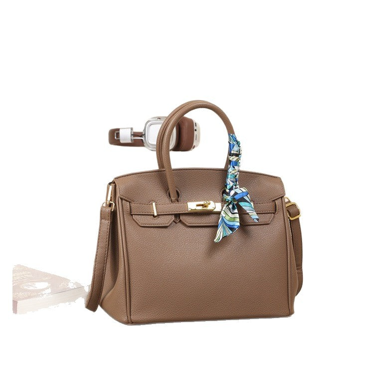 Versatile Women's Kelly Silk Scarf Twist Crossbody Bags