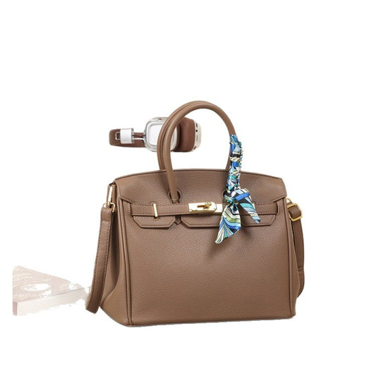 Versatile Women's Kelly Silk Scarf Twist Crossbody Bags