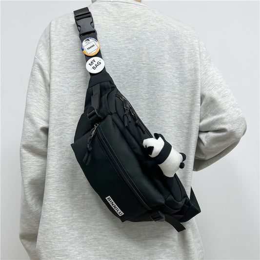 Men's Large Capacity Waterproof Female Korean Style Men's Chest Bags
