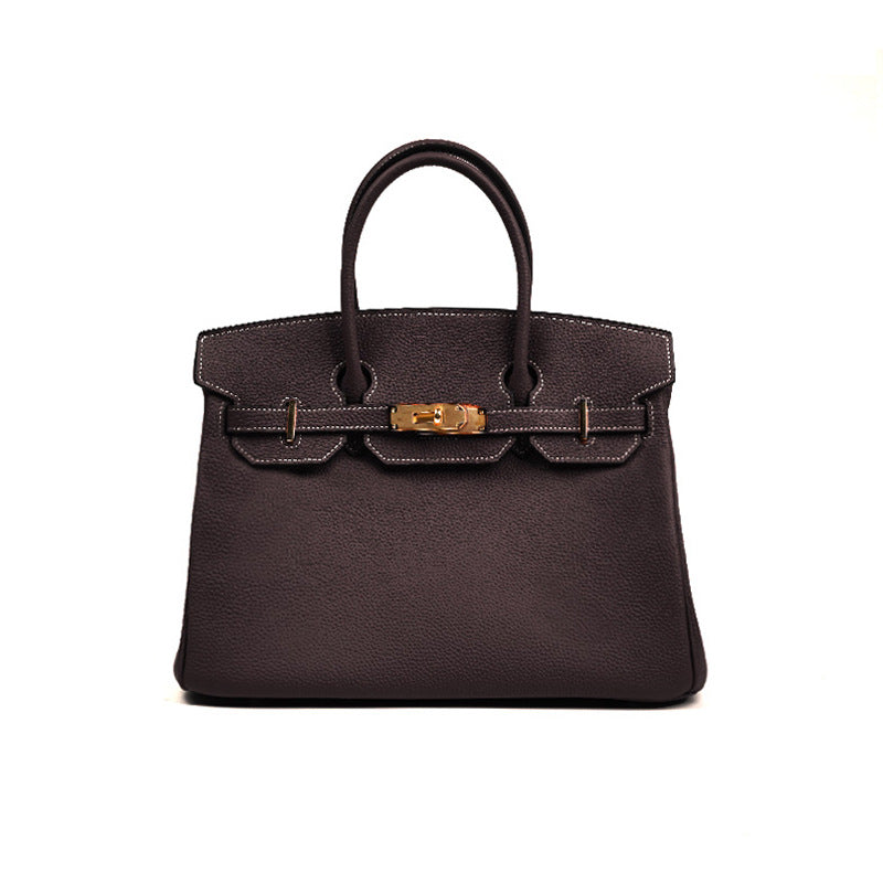 Women's High Sense Fashion Temperament Genuine Leather Classic Handbags