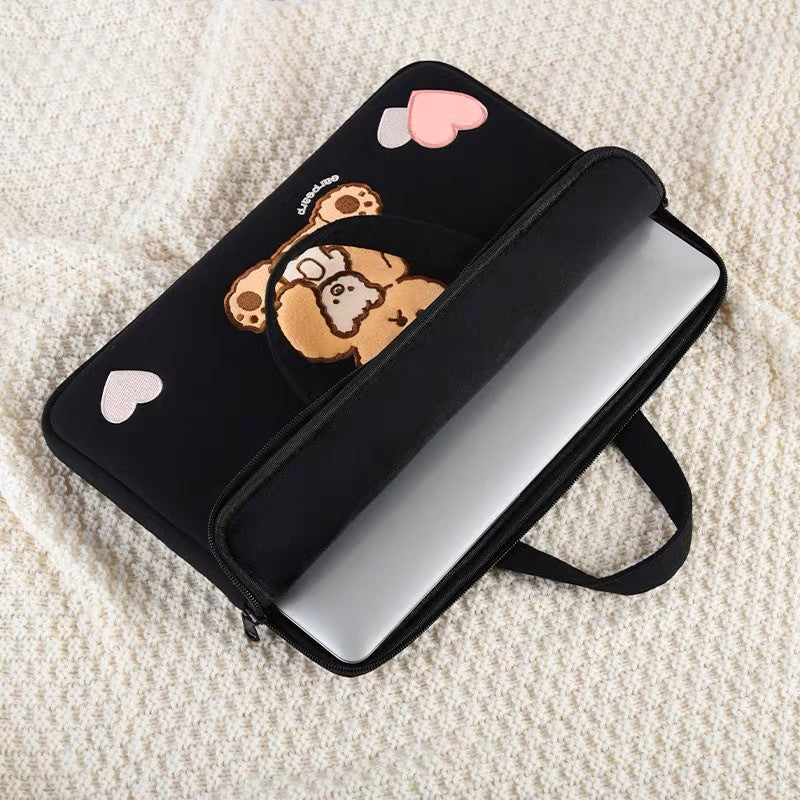 Embroidered Notebook Protective Sleeve Inch Shockproof Laptop Bags
