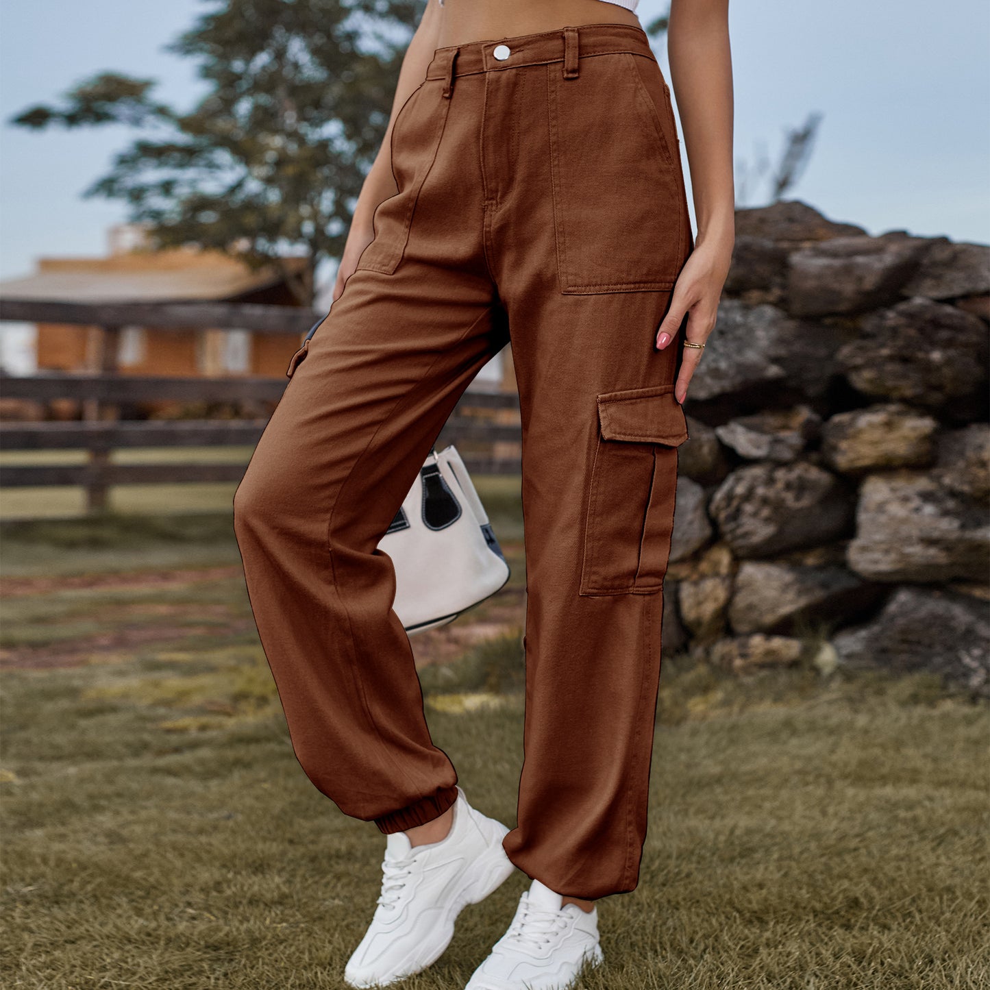 Women's Denim Design Personality Work Clothes Trousers Women's Jeans