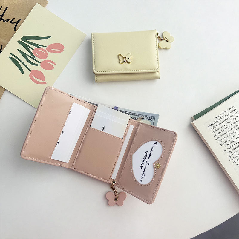 Women's Glamorous Short Fresh Bow Cute Ladies Wallets
