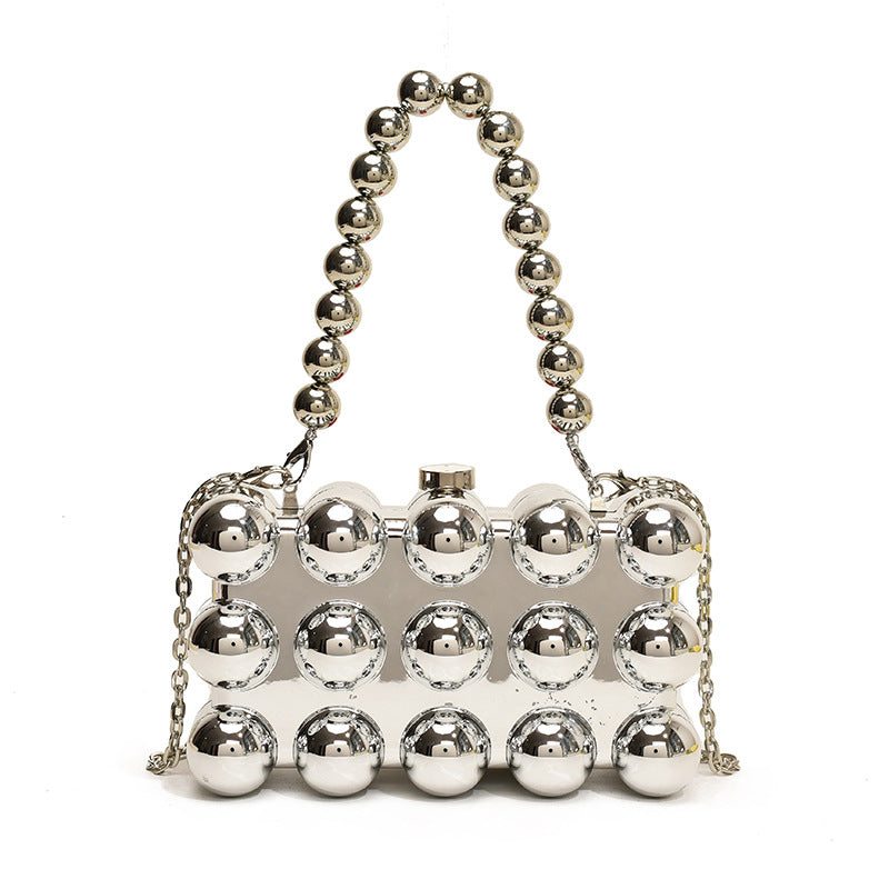 Women's Acrylic Egg Puff Box Fashion Candy Color Western Evening Bags