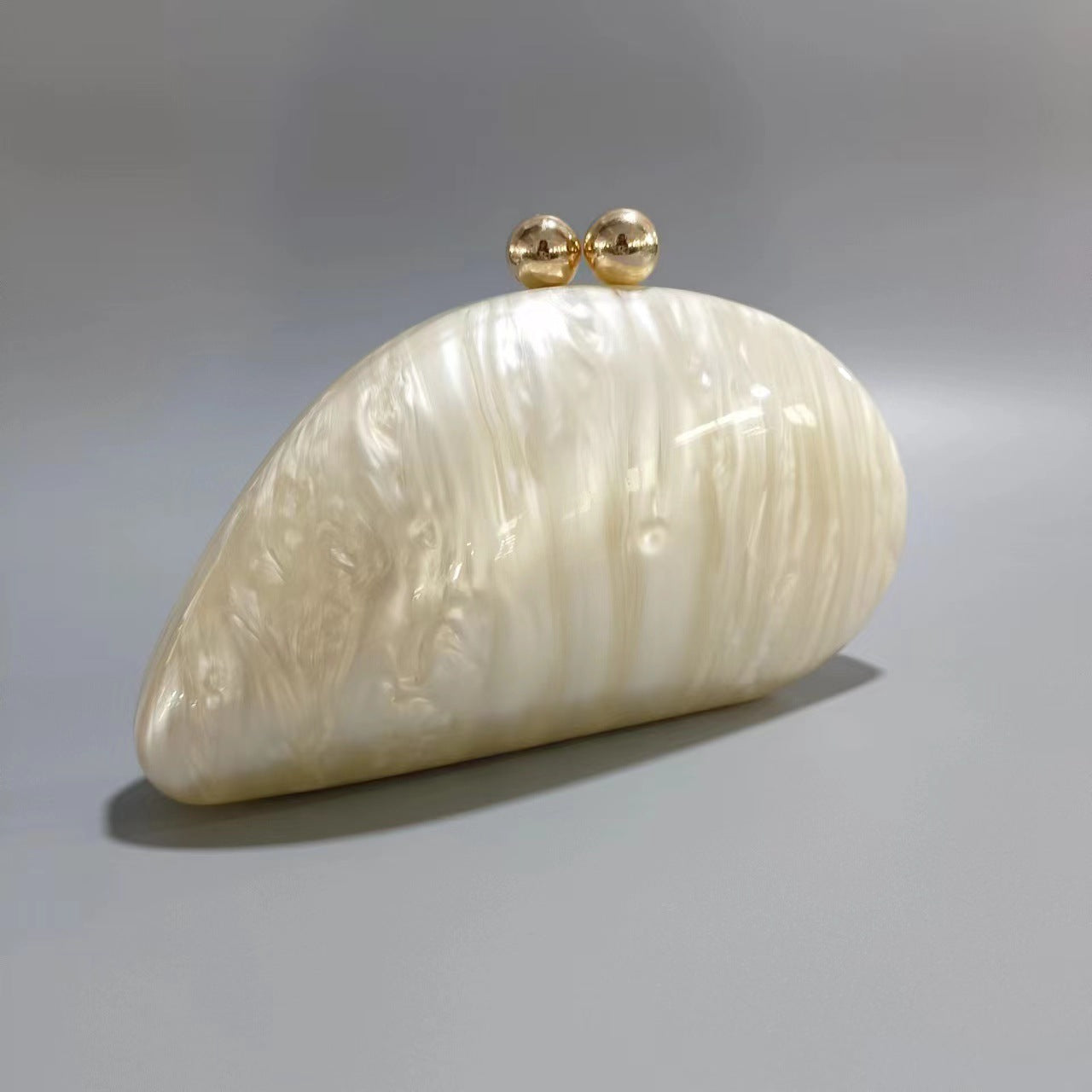 Women's Press Acrylic Wedding Banquet Clutch Chain Bags
