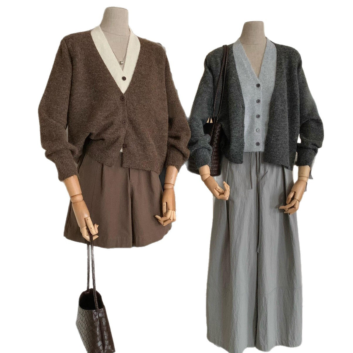 Knitted Female Early Autumn Design Sense Niche Sweaters