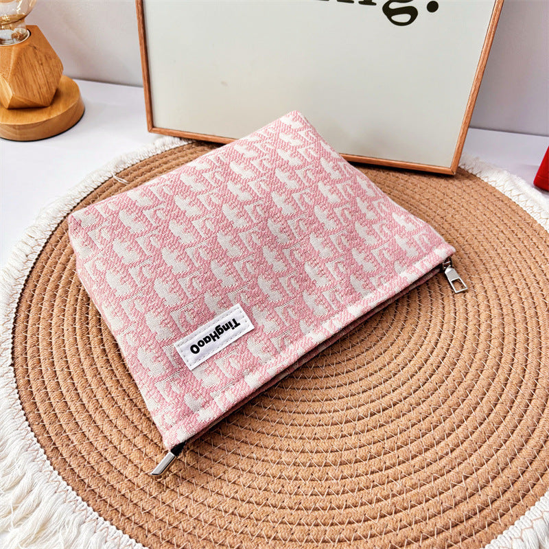 Women's Niche Fabric Makeup Wash Large Capacity Bags