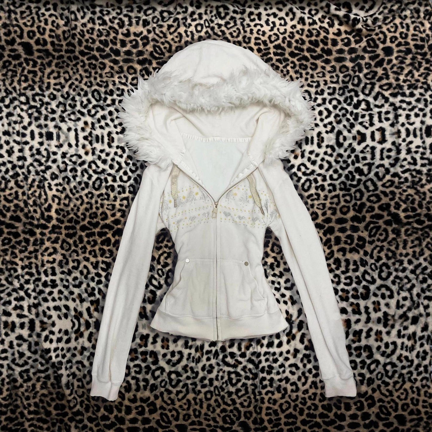 Women's Street Style Design Punk Zipper Plush Coats