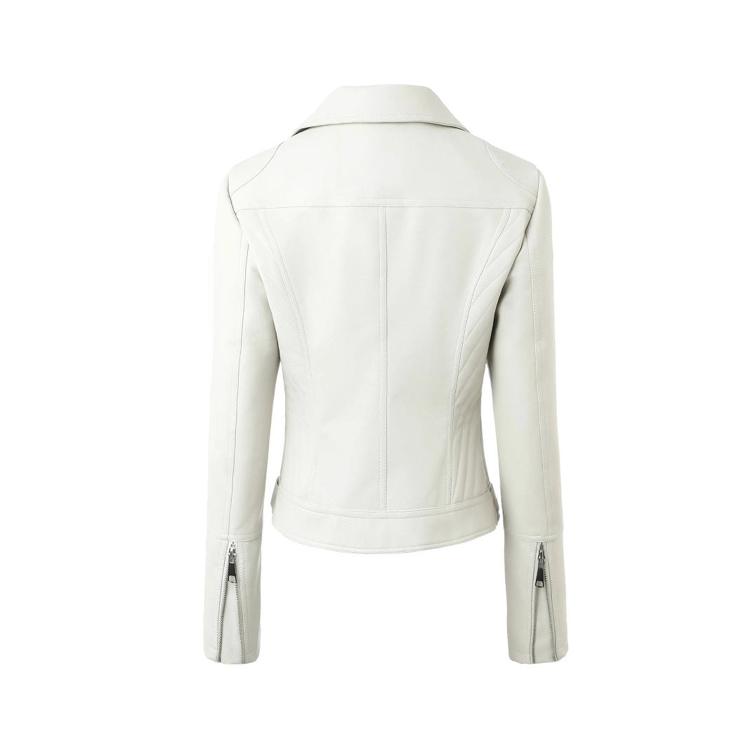 Women's Attractive Trendy Graceful Motorcycle Leather Shorts
