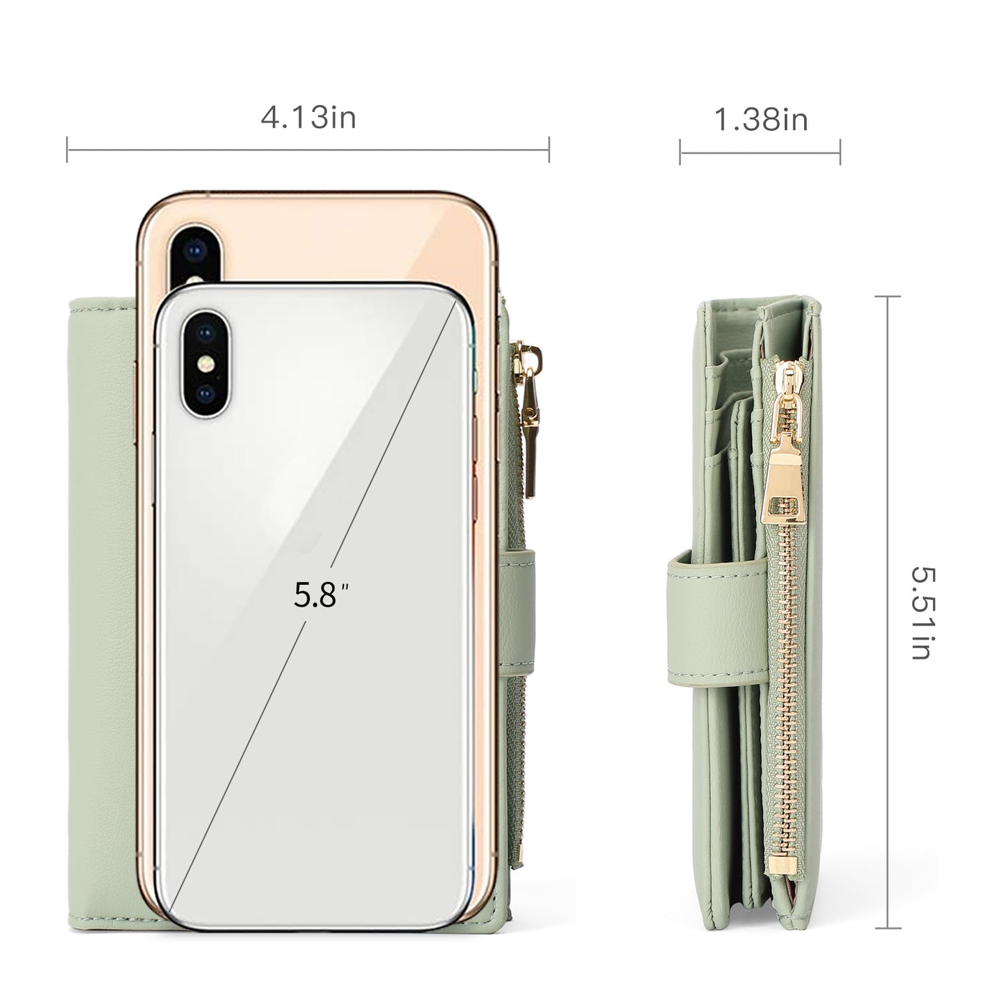 Women's Short Korean Style Tri Fold Multi Ladies Wallets