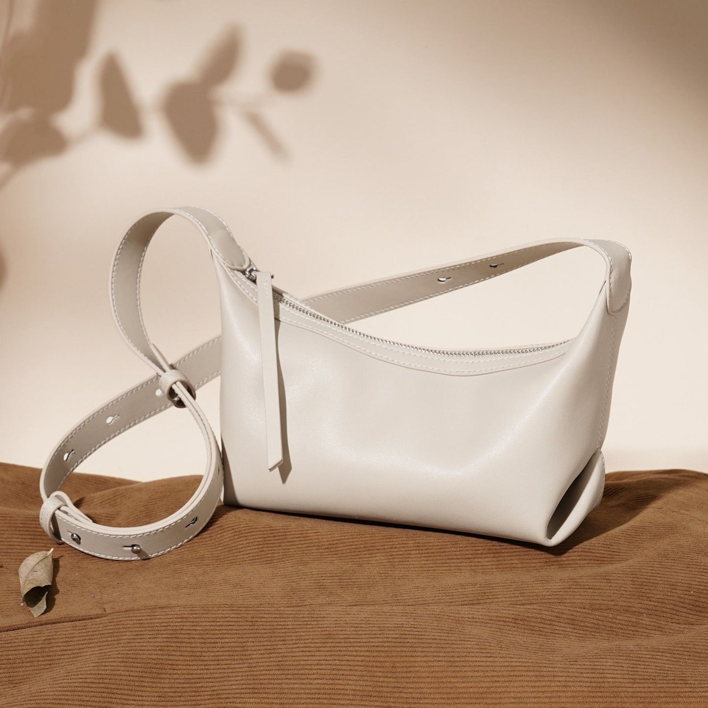 Dumpling Design Fashion Genuine Leather Underarm Bags