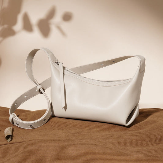 Dumpling Design Fashion Genuine Leather Underarm Bags