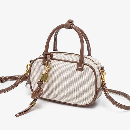 Women's Z Home Autumn Dark Brown Yellow Crossbody Bags