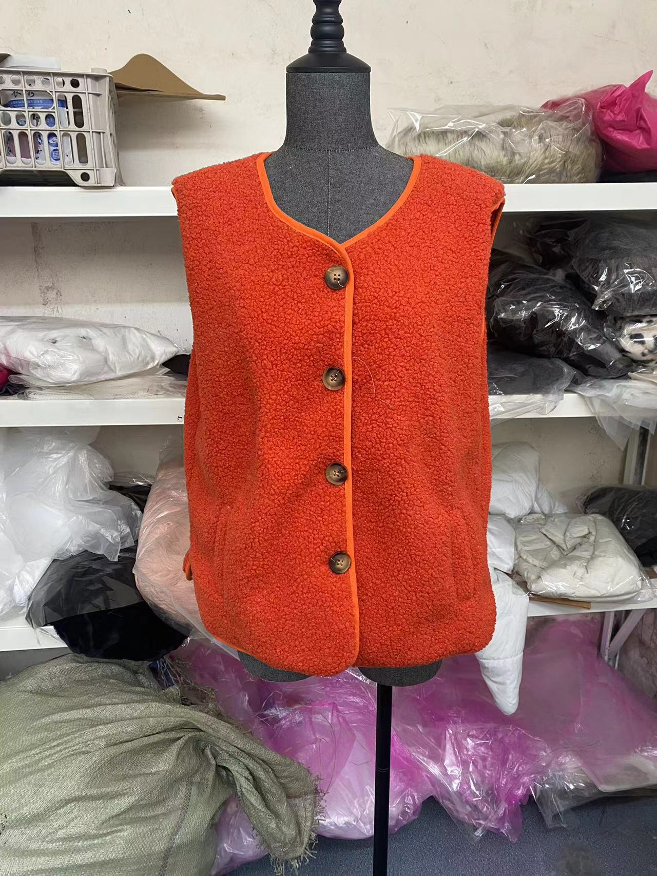Lamb Wool Korean Versatile Outerwear Sleeveless Women's Vest