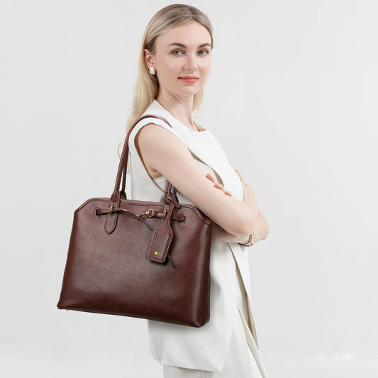 Women's Fashion Retro High-grade Simple Commuter Shoulder Bags