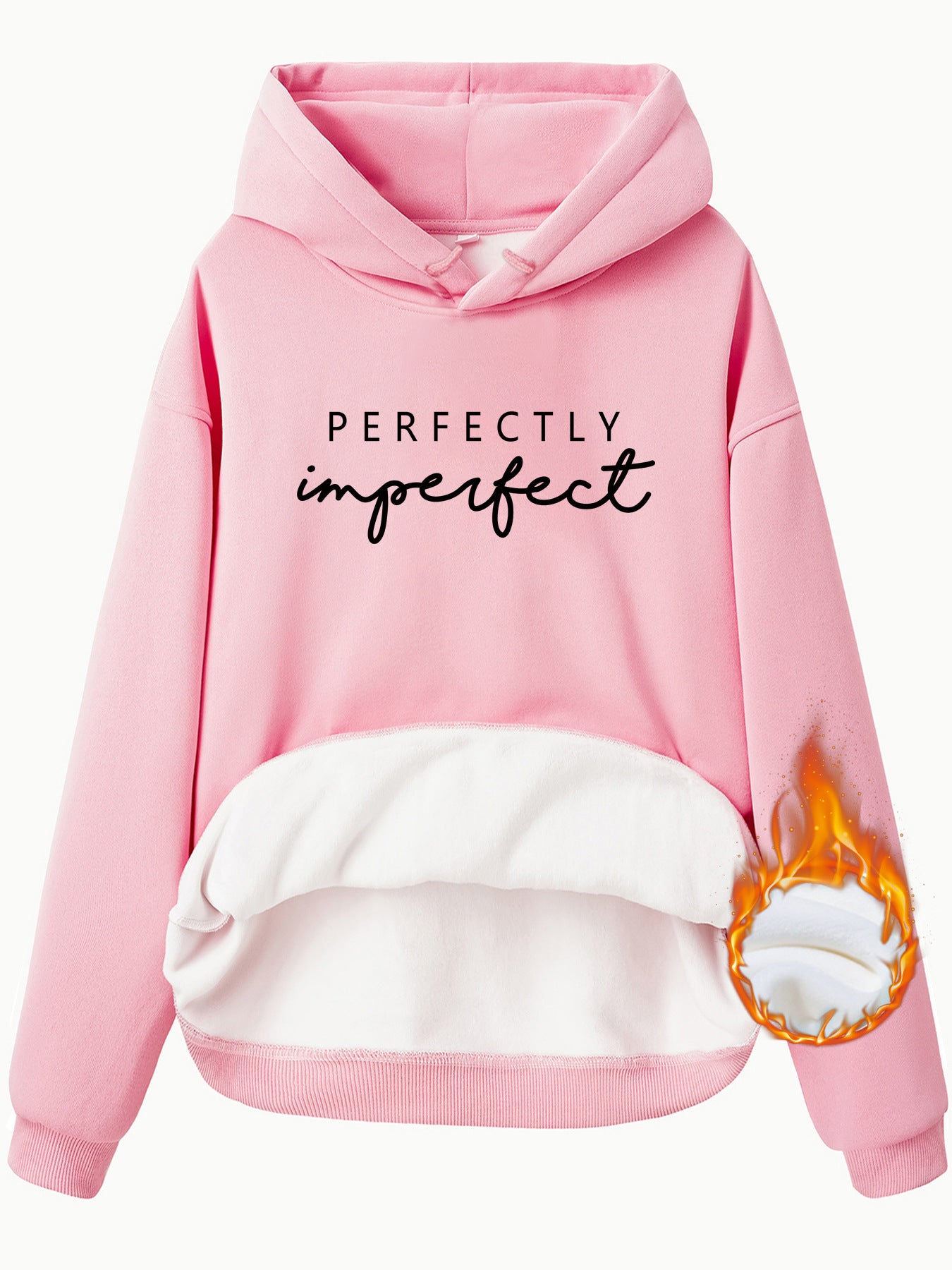 Women's European Kangaroo Pocket Hooded Long Sleeve Fleece Women's Sweater, Sweater
