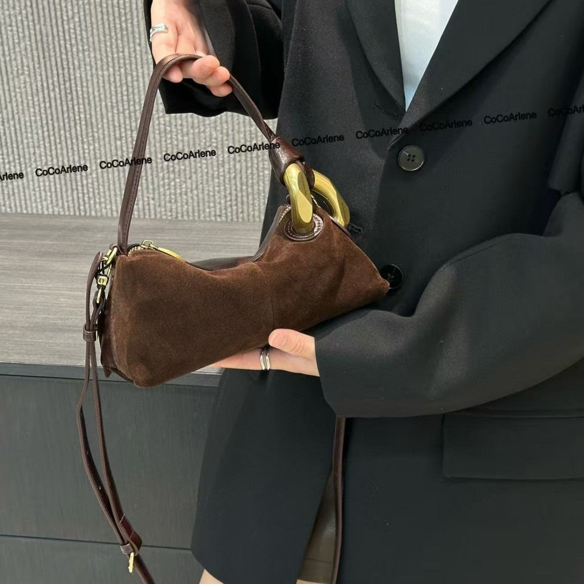 Comfortable Women's Suede Pillow Carrying Matte Bags