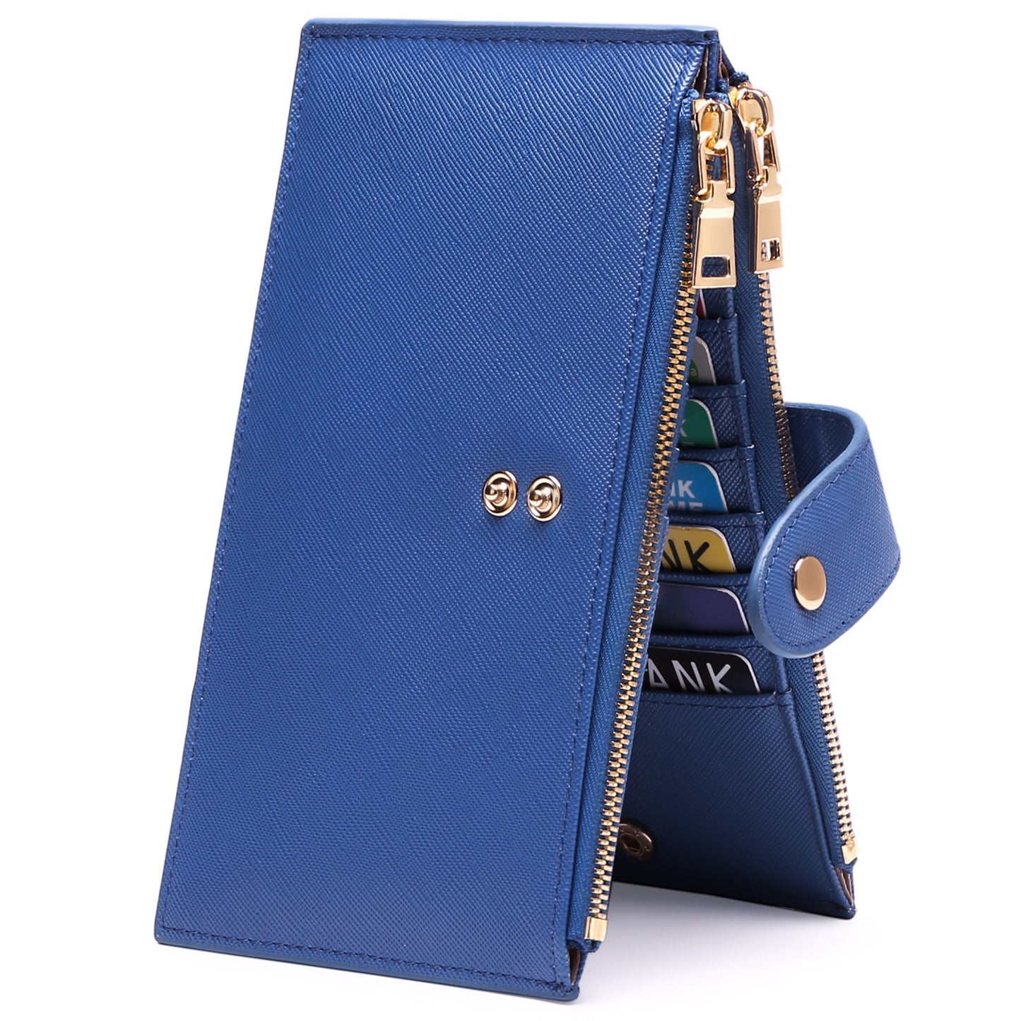Large Capacity Multiple Slots Zipper Mobile Ladies Wallets