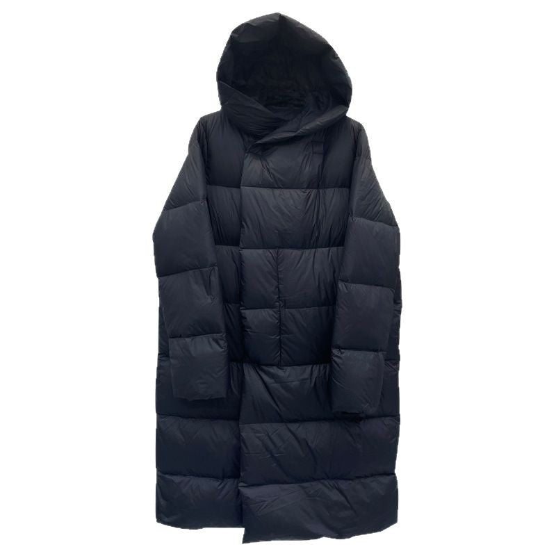 Women's Korean Style Long Down Li Loose Jackets