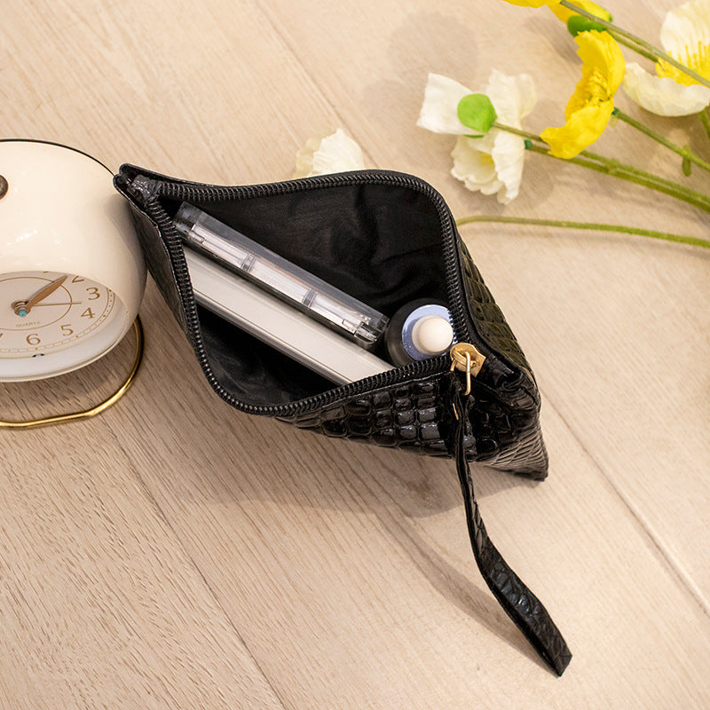 Simple Clutch Female Lady Crocodile Pattern Welfare Handbags