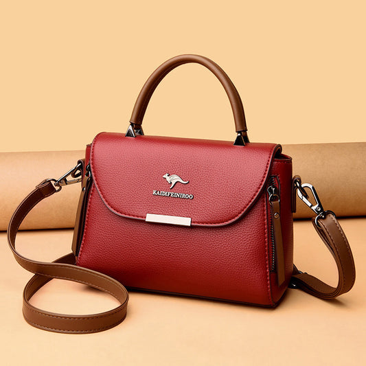 Women's Elegant Female Fashion Color Contrast Shoulder Bags