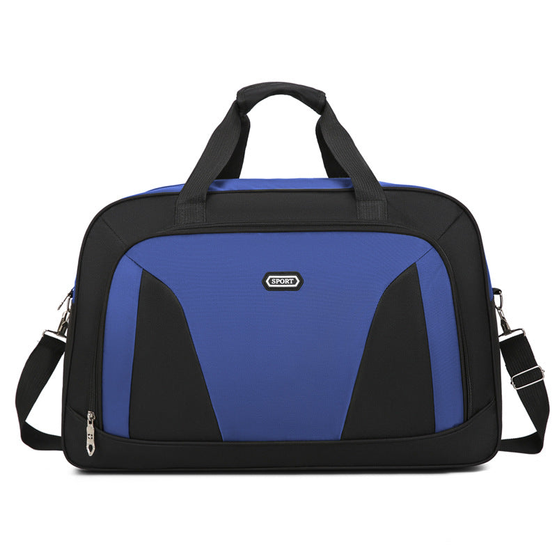 Short-distance Large Capacity Color Contrast Patchwork Travel Bags