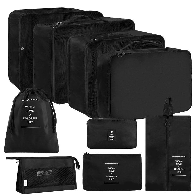 Korean Buggy Set Large Capacity Clothing Shoes Cosmetics Travel Bags