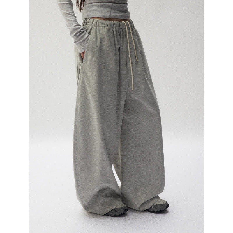 Tapered Loose Slimming Wide Leg Casual Pants