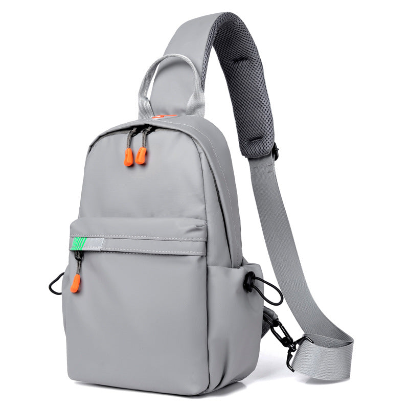 Men's Green Stylish Lightweight Korean Style Fashion Men's Chest Bags