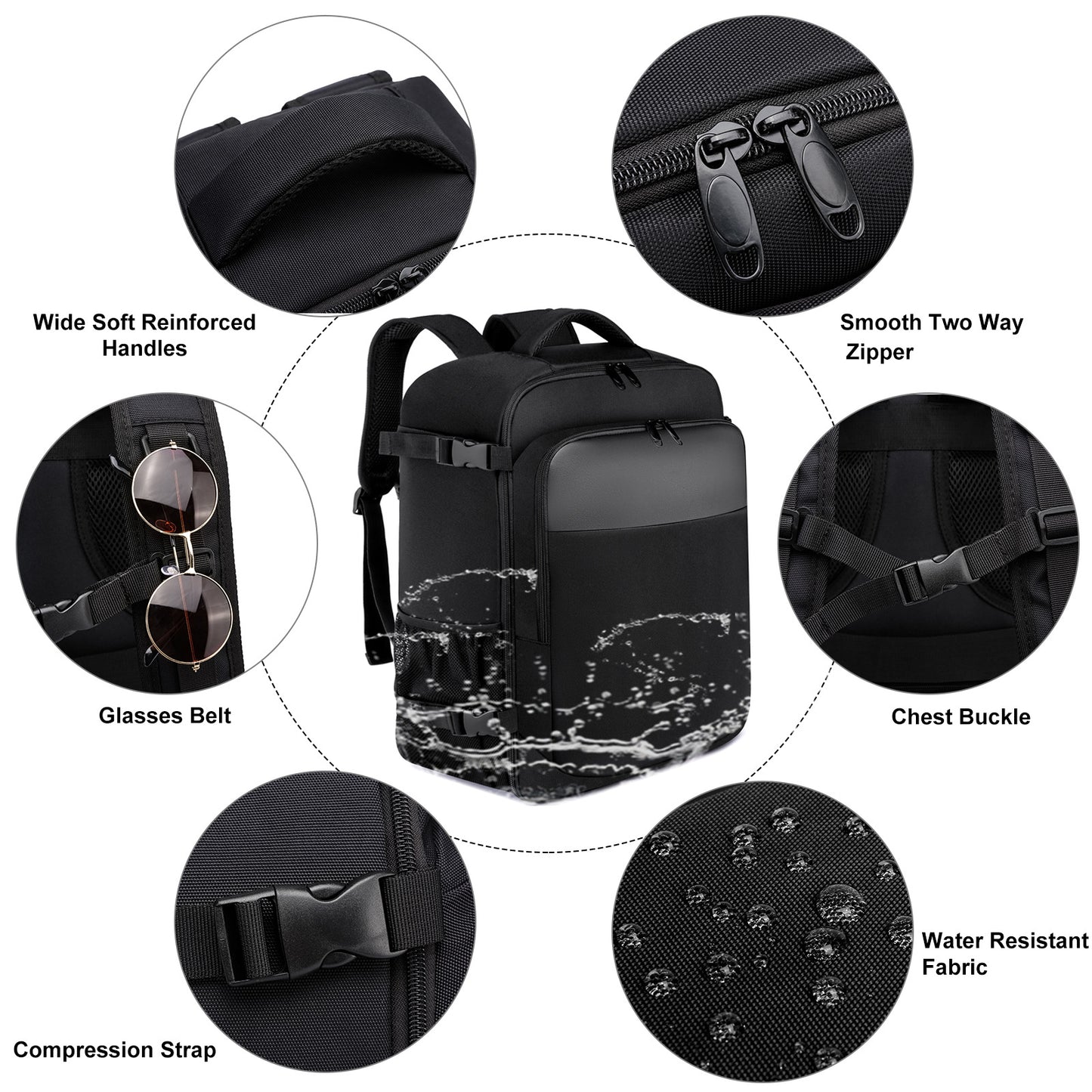 Cabin Boarding Airline Approved Portable Computer Business Backpacks