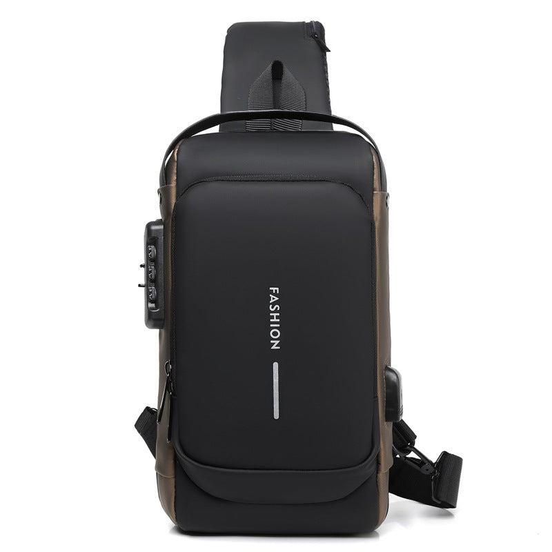 Men's Cool Elegant Beautiful Motorcycle Password Men's Chest Bags