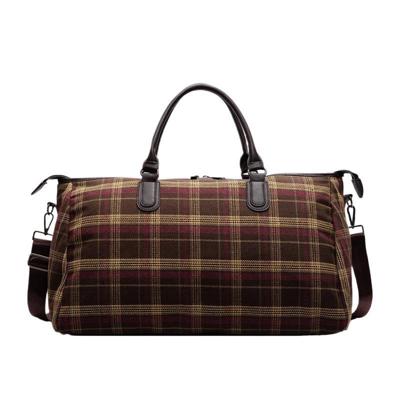 Portable Large Capacity Short Trip Texture Travel Bags