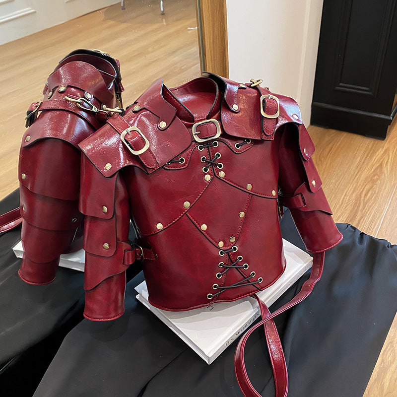 Creative Retro Armor Punk Neutral Street Handbags