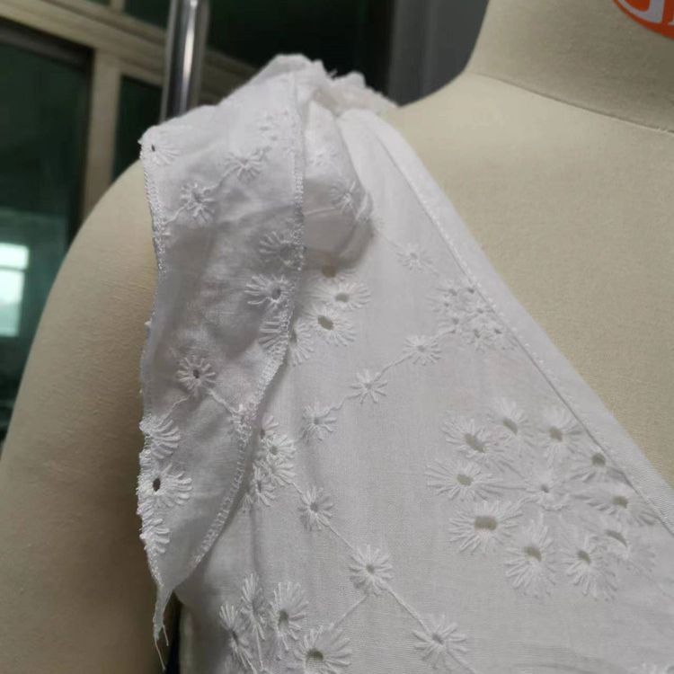 Classic Summer Fashion Embroidery Hollow Out Dress