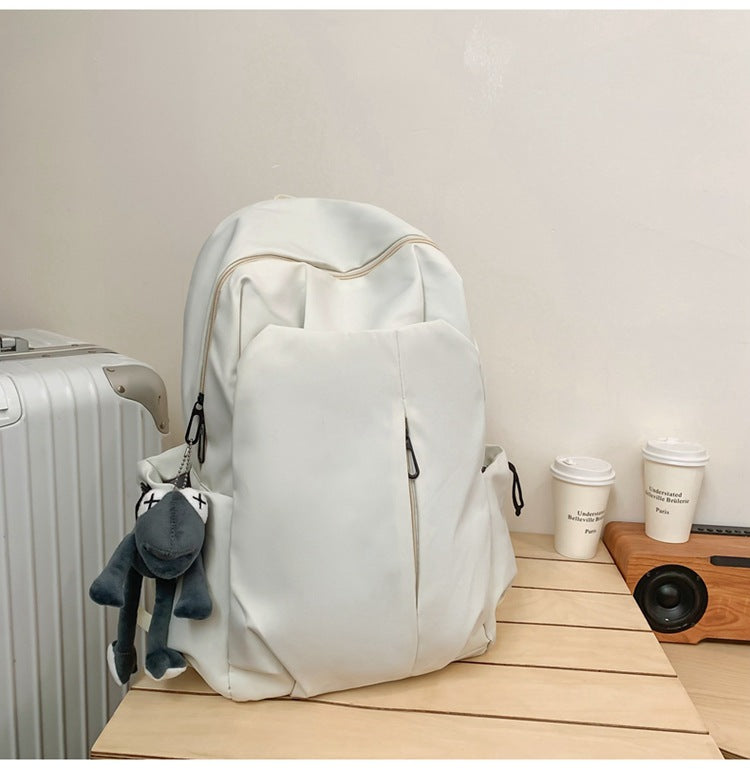 Women's & Men's & College Trendy Cool Simple Large Middle School Students' Schoolbags