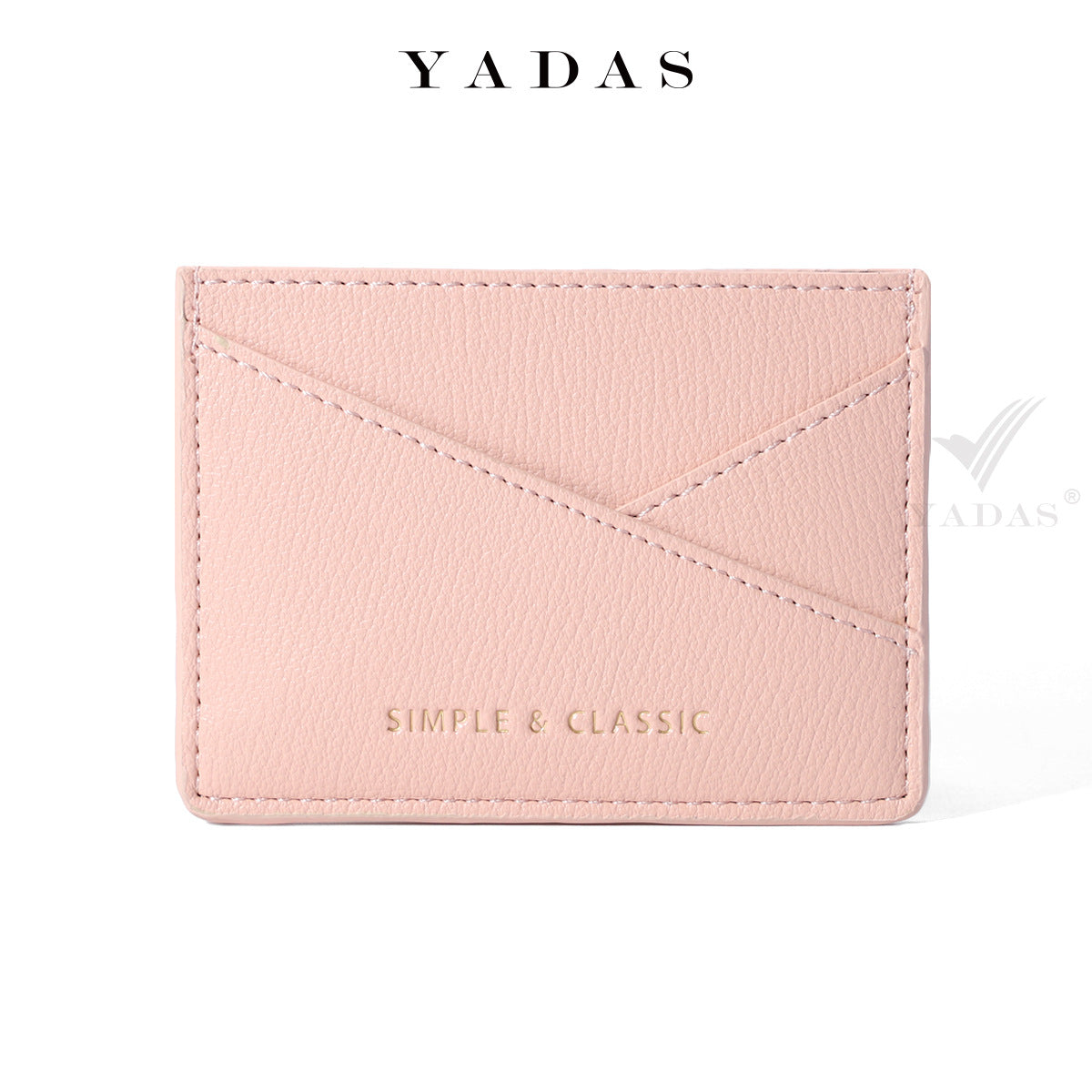 Zipper Oblique Position Design Simple Fashion Card Holder