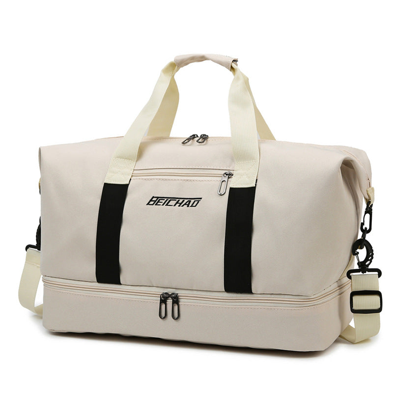 Women's Wet Separation Yoga Training Collect Clothes Travel Bags