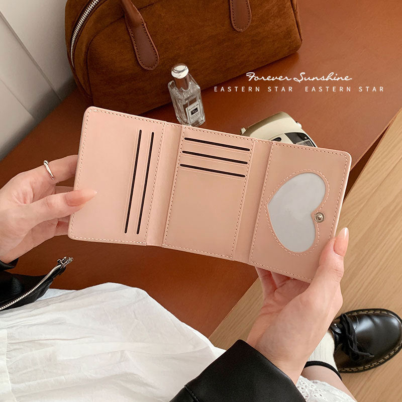 Women's Super Popular Pleated Pattern Korean Style Purses