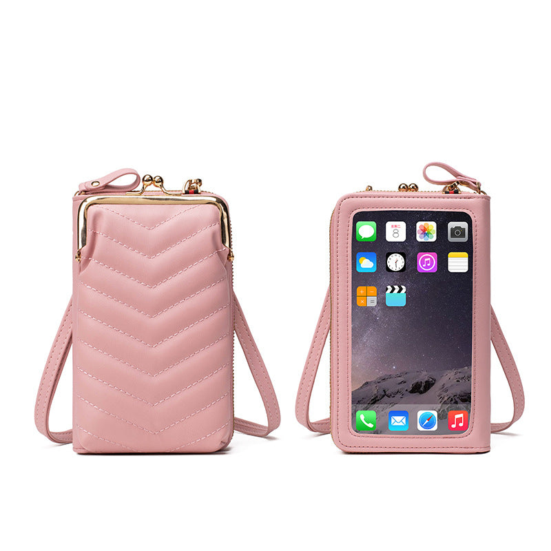 Women's High-grade Spring Minority Fashion Can Be Phone Bags