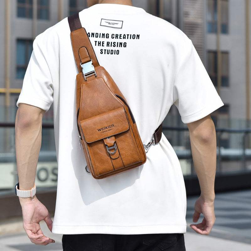 Men's Comfortable Charming High-grade Waterproof Slanted Bags