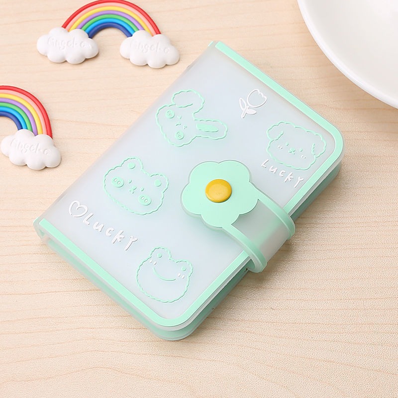 Women's Gel Large Capacity Multiple Slots Cute Card Holder