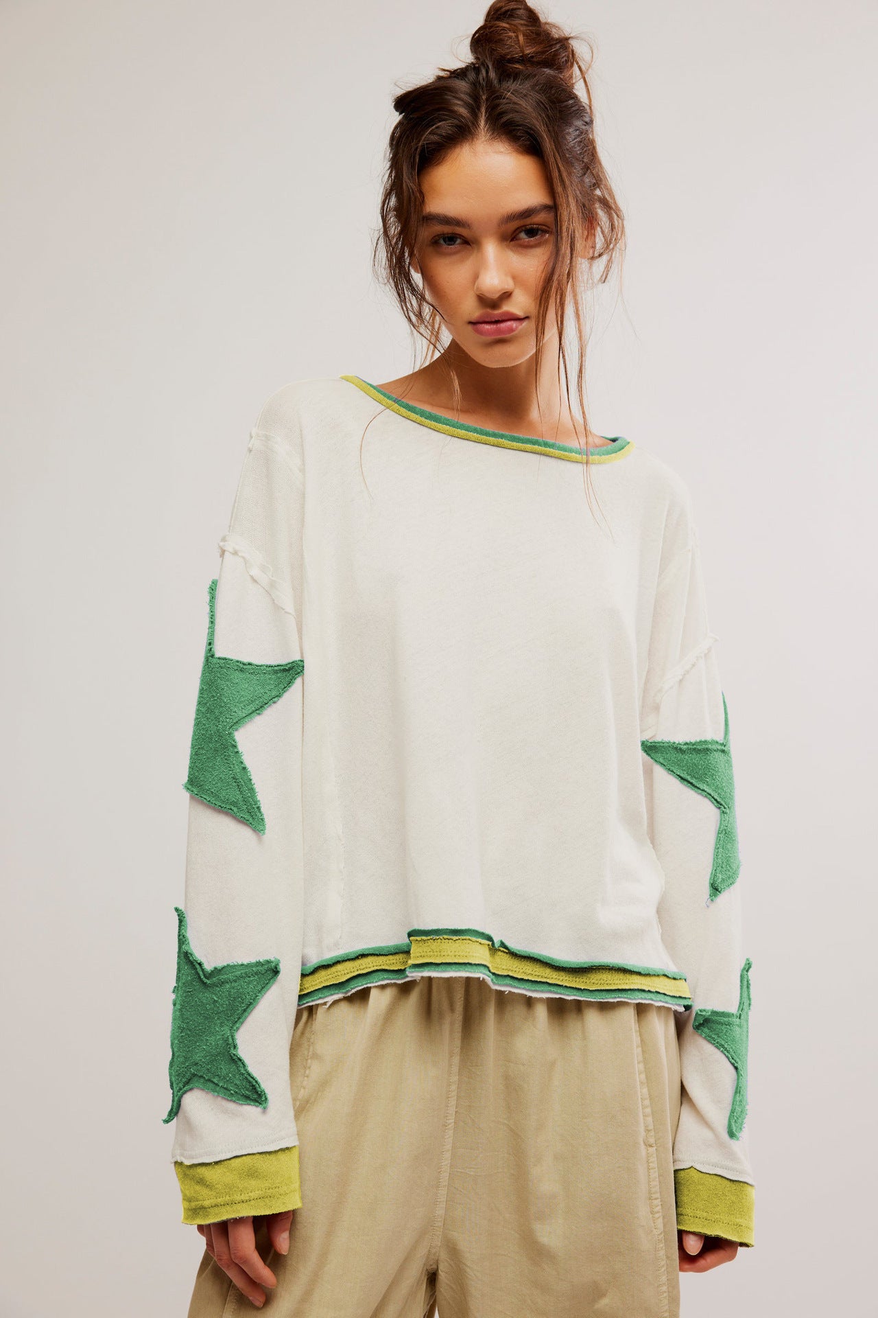 Women's Fashion T-shirt Long Sleeve Round Neck Women's Sweater, Sweater