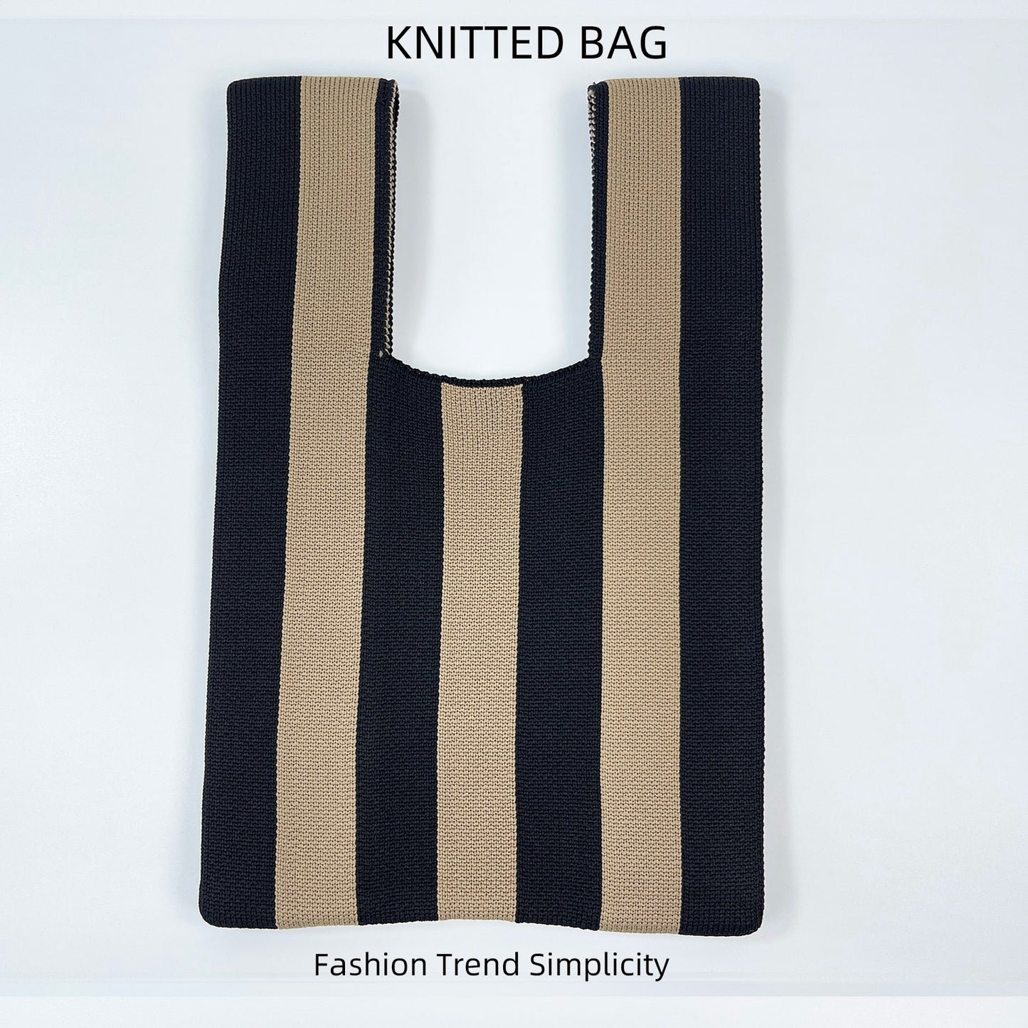 Women's Flower Knitted Large Capacity Totes Wrist Handbags