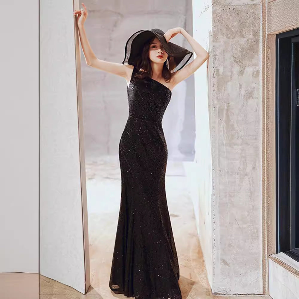 Unique Dress Summer Banquet Fishtail Black Wedding Dresses