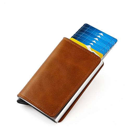 Automatic Box Creative Credit Cassette Fashion Card Holder