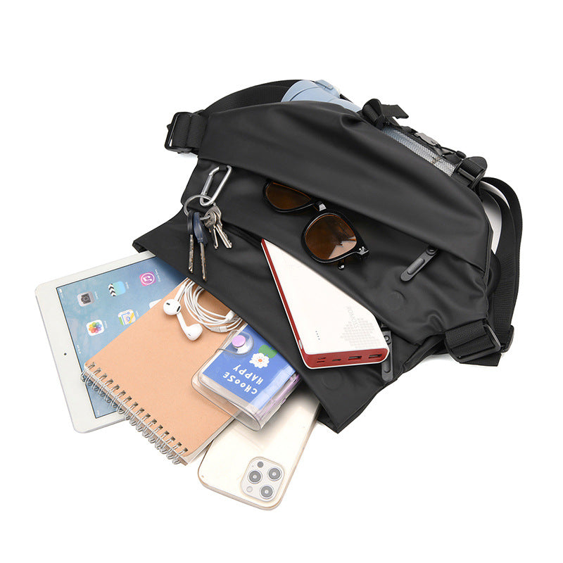 Men's Leisure Motorcycle Waterproof Multifunctional Lightweight Exercise Men's Chest Bags