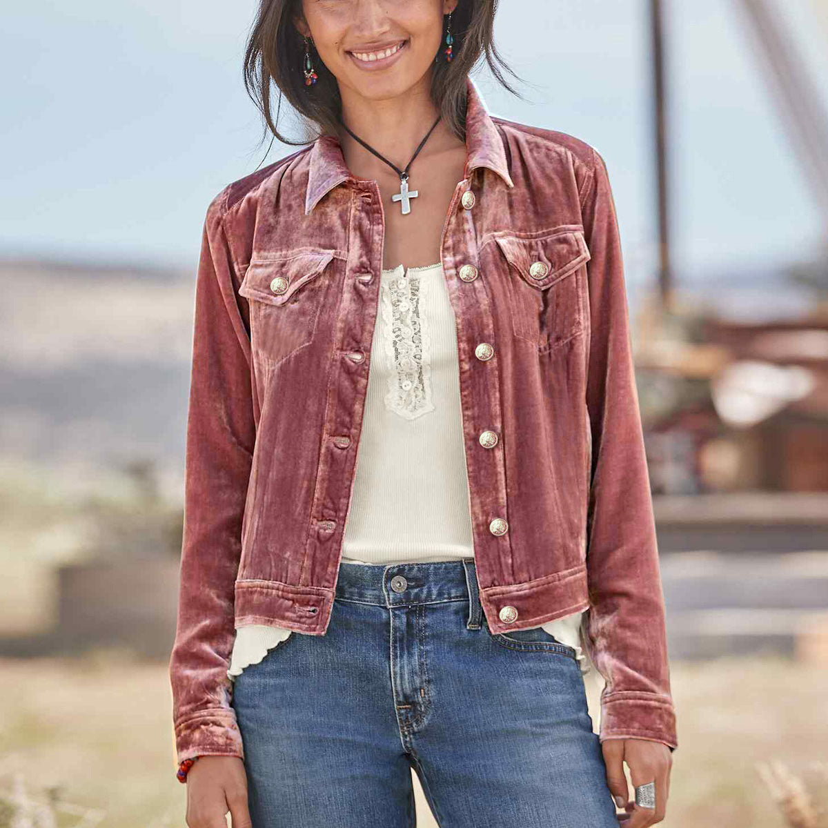 Women's Unique Slouchy Stylish Overalls Cropped Jackets