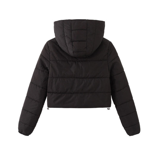 Women's Long-term Available Hooded Cotton Hand Plug Jackets