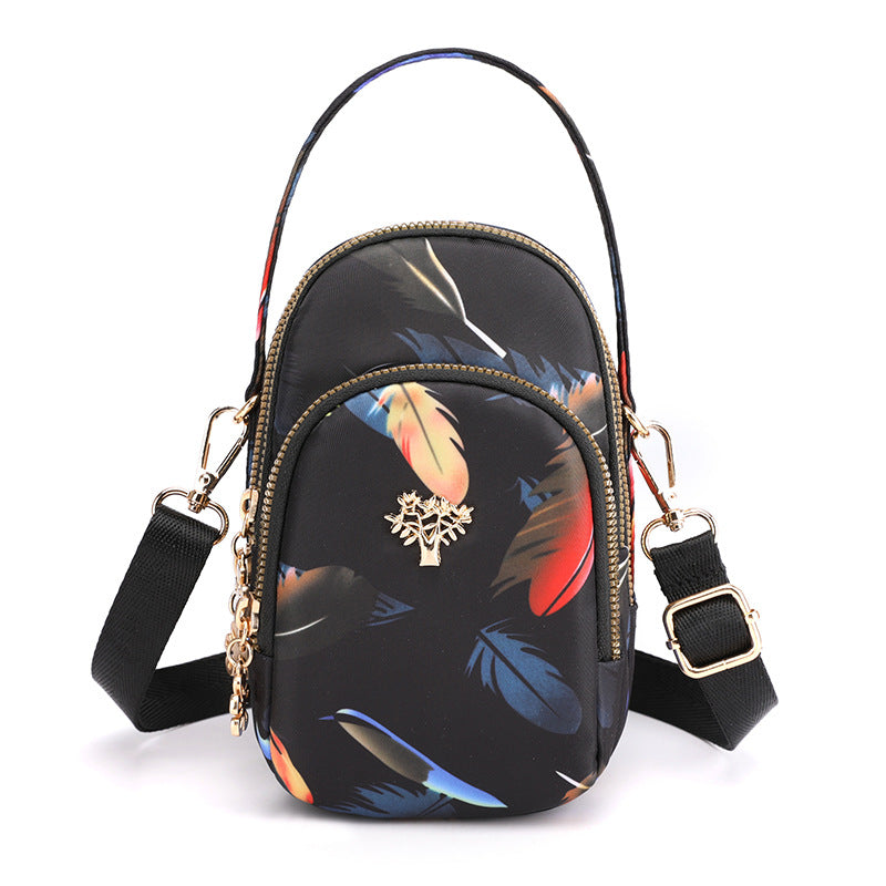 Women's Mobile Mini Canvas Clutch Portable Phone Bags