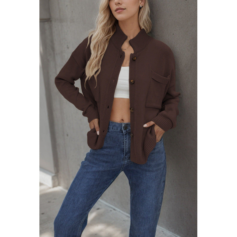 Women's New Classic Beautiful Button Baggy Sweaters